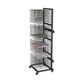 Xt-yhjia01 Sandalim Art Drying Rack With 36 Shelves Mobile Painting For Classroom S