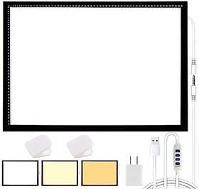 Sanerdirect 797259877612 Upgraded A2 Light Pad 3-color Diamond Painting Board Epless Dia