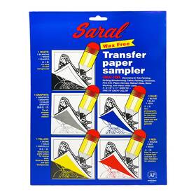 Saral 720077000108 Paper Corp Wax Free Transfer Tracking Sampler Pack - One 8.5 Inch