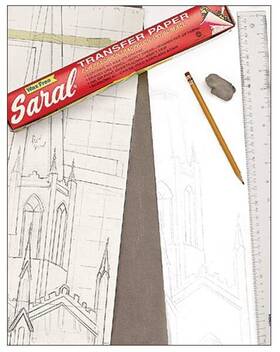 Saral Paper 720077000047 Transfer Roll 12 Ft X 12-1/2 Inch - Yellow