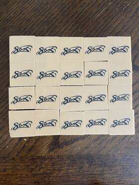 438473 Sax Art Gum Erasers Squares Cubes 1 X 1/2 Inches Tan Pack Of 24