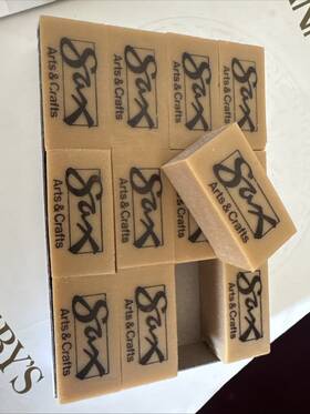 438476 Sax Lot Of 12 Art Erasers #
