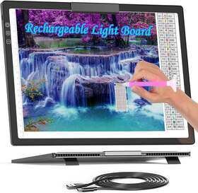 Tk-ca-rkbb-a4-b Sdfs Rechargeable A4 Copy Tracing Light Pad With Type-c Port Ultra-thin Black