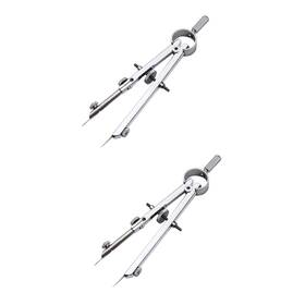 B0dnv6jwrk Secfou 2pcs Geometry Spring Compass Set For Drawing Teaching And Engineering