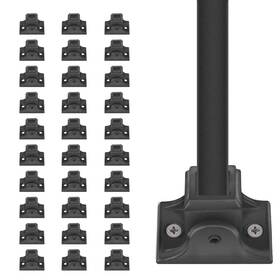 Shoe-s-b30 Senmit Iron Baluster Shoes - Stair Swivel Shoe With Screw For 1/2 Inch Square B