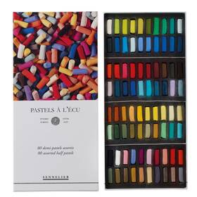 B0006ik27c Sennelier Extra-soft French Half Pastel Professional Artist Box Set 80-colors