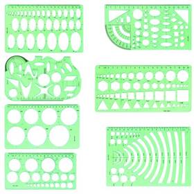 L82hbfwlgk Senseyo 7 Pack Drawings Templates Stencil Circle Template For Geometric Drawing