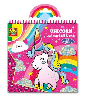 00111 Ses Creative 111 Unicorn Colouring Book Several