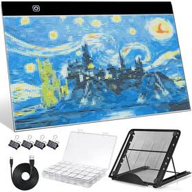 21kbt-hb-b4-4us Sevenfish B4 Diamond Painting Tools Led Light Box Ultrathin Adjustable Brightness