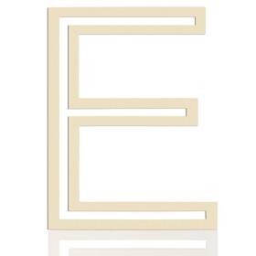She Love 795299503515 Wooden Letters 12 Inch 1/5 Thick Large Wood Letter E Cutouts Unfinished
