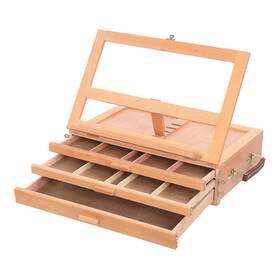 Olteasel14 Showmaven Crazyworld Tabletop Art Easel Portable Beech Displaying Stand Adjusta
