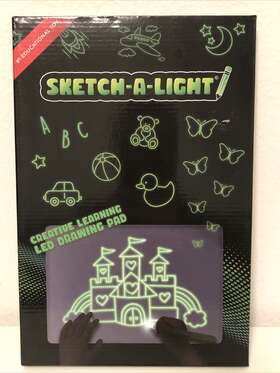 Sketch-a-light 850006186518 New Creative Learning Led Drawing Pad #1 Educational Toy