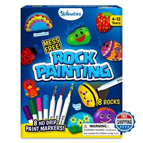 B0cyq2962s Skillmatics Rock Painting Kit - Mess-free Craft Activity For Girls And Boys Ages 4