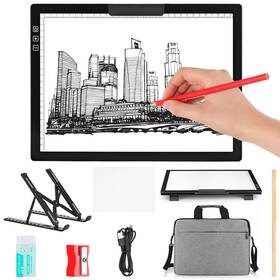 Hij-skyygemm-0514 Skyygemm A4 Light Box For Tracing With Carry Bag Board Recharge