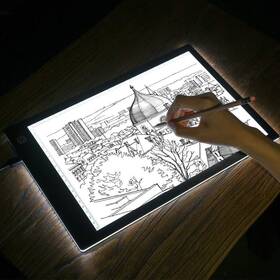 Smart Star 796826263087 Portable A4 Ultra-thin Led Light Box Tracer Usb Power Cable Dimmab