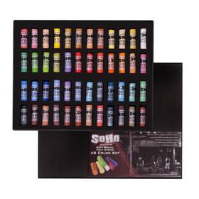 B006qk3zeg Soho Urban Artist Soft Pastels Set Of 48 Unique Vibrant Colors - Half Stick 1.3