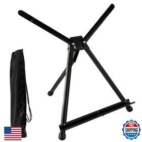 Soho Urban Artist B07zjty3gt Black Aluminum Tabletop Easel Stand Portable For