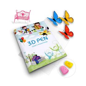 Xhh-3d Songtiy 3d Printing Drawing Book Reusable Colorful 40 Patterns Thick Paper T