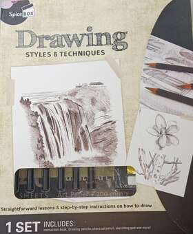 13480 Spice Box Drawing Styles And Techniques Kit Spicebox Style #1340
