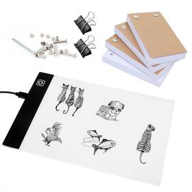 Sponake 791974498404 Flip Book Kit With Light Pad - A5 Led Board/box And 320 Sheets Flipbook F