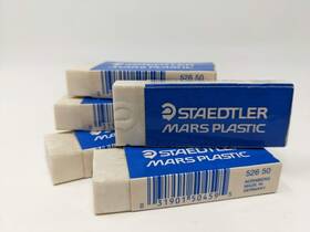Staedtler 031901504595 Vtg Mars Plastic Eraser 526 50 Made In Germany Lot Of 5