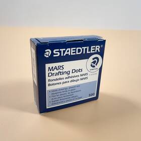 Staedtler 031901901288 Mars Drafting Dots 7/8 Inch Adhesive New Pack Of 500 In Pull-tab Dispenser