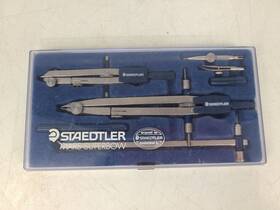 53303 Staedtler Vintage Mars Superbowl Drawing Instrument Set In Box