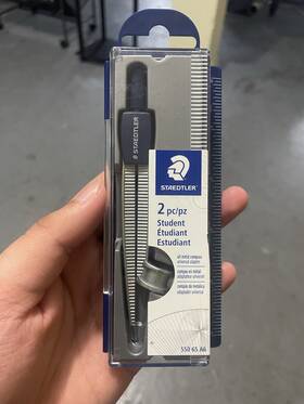 55065a6 Staedtler 2-piece Metal Compass