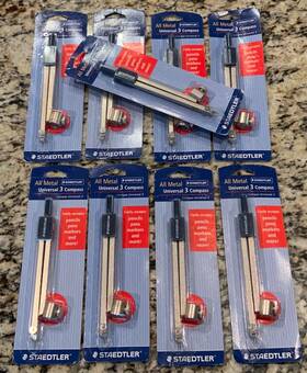 559-30bk Staedtler 9 3 In 1 Universal Compass Lot 559 30bk Brand New Made Italy