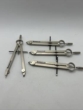Staedtler 799198380567 Comfort Metal 10 Inch Quick Setting Compass Lot Of 4
