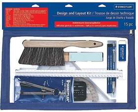 Staedtler 9139006a 15 Piece Drafting And Design Kit