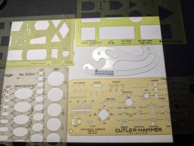 977-117 Staedtler Five Different Professional Template Logic And French Curve
