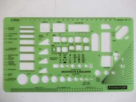 977-125 Staedtler 977125 Architect And Builder Template - Never Used