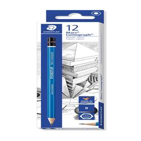 B0047ab8s2 Staedtler Mars Lumograph B Graphite Art Drawing Pencil Very Hard