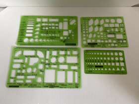 Staedtler Mars 977-138 Set Of 4 Home Planning Furnishing Architects Templates