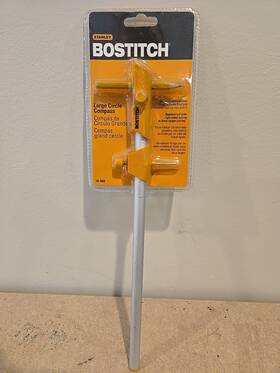 Stanley 040244160598 Large Pencil Marking Compass Circle Maker Scriber
