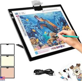 B09hzrj479 Stanley Rechargeable A3 Led Light Box With Stand Pad For Tracing And Diamond Art