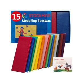85051600 Stockmar Natural Modelling Beeswax 15 Assorted Colors Of Sheets Safe