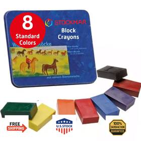 B0007qj7zg Stockmar 204884258 Waterproof Beeswax Blocks In Tin 8