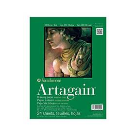 Strathmore 046978390309 400 Series Artagain Pad Coal Black Paper Assorted Colors Sizes