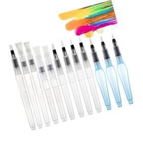 Gwp0k1b1 Strendier 684142 1 12 Piece Watercolor Brush Pens - Waterbrush For Artists