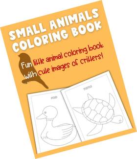 Strendier 798268819472 Small Animals Coloring Book Fun Little Animal With Cute Images