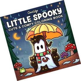 Strendier 798336501384 Little Spooky Coloring Book For Adults And Teens Featuring Cute Creepy Creat