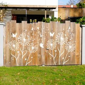 B0dlggp41w Sunverse Large Flower Wall Stencils For Painting - 14 Inch Reusable Floral Pattern Template