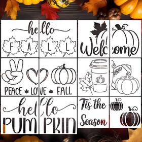 B0f8tytw1z Sunverse Fall Doormat Stencils Reusable Hello Pumpkin Design For Door Mats And Wood Signs