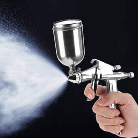 Tangxi1tkdeorgic Tangxi Feed Air Spray Paint Gun 0.5 Mm Nozzle Size 125ml Airbrush Painting Tool Mi
