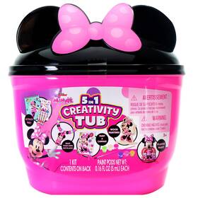 B0d557v4gg Tara Toys Minnie Mouse 5-in-1 Creativity Tub - Arts And Crafts Activity Set For Ki
