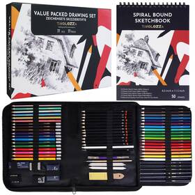 Tavolozza001 Tavolozza 935249988151 Art Supplies 77 Pack Drawing And Sketching Set For Artists Adults Beginner
