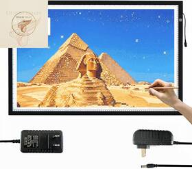 Tech. Ltd 726084287907 A1 34.6in X 23.6in Extra Large Tracing Led Light Pad Kits For Diamond Art Sket