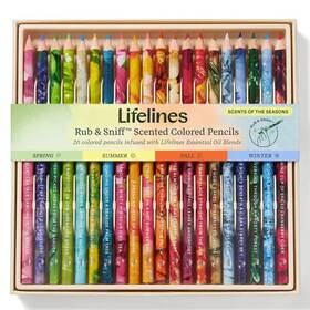 11-2519 The Corner Toy Store Lifelines Rub And Sniff Scented Colored Pencils - Scents Of Season 20 Count #